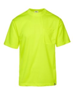 High visibility safety green T-shirt